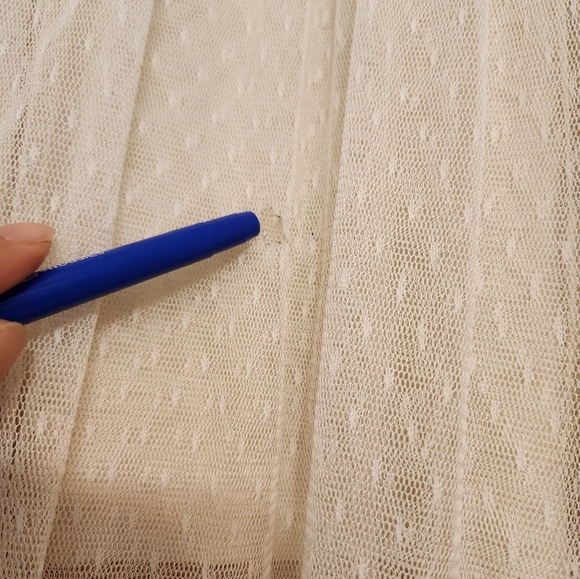 Free People Ivory Combo Dotted Mesh Tutu Skirt - Picture 6 of 8